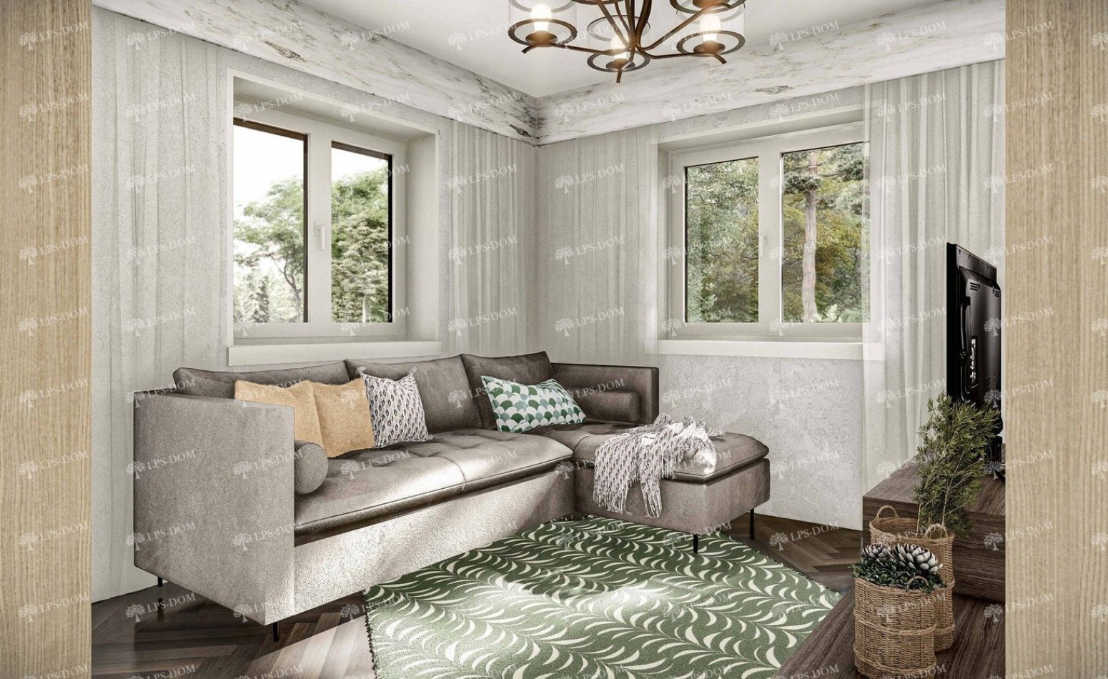 КАРКАСНЫЙ ДОМ ВЕРНИК фото интерьера 5