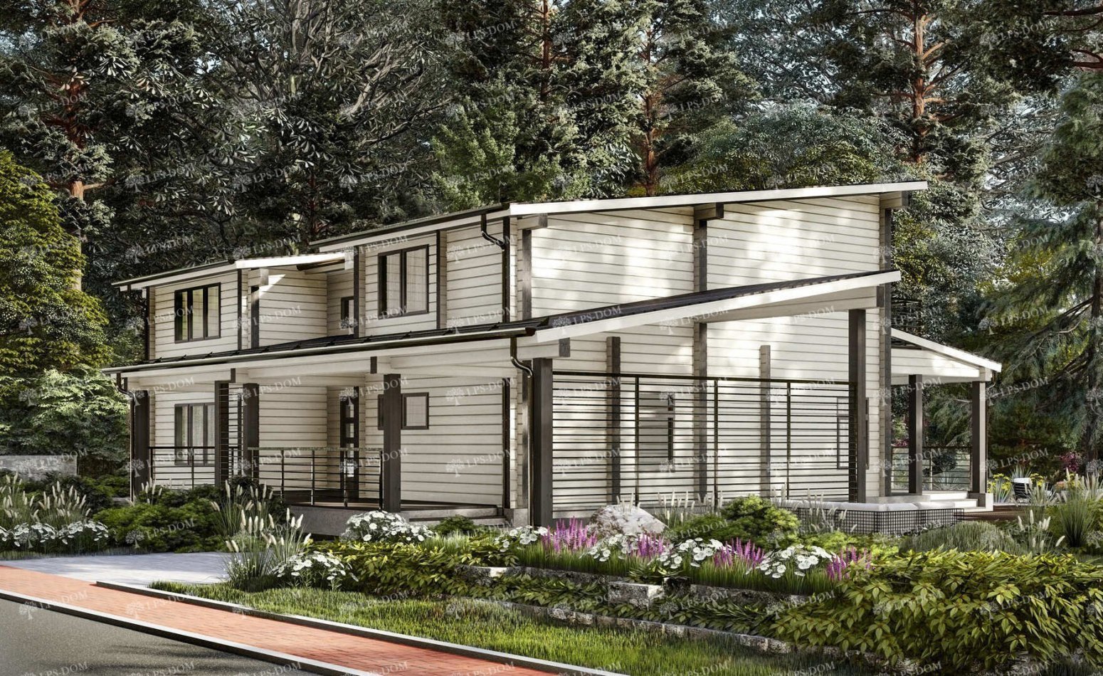 ПРОЕКТ ДОМА ИЗ КЛЕЕНОГО БРУСА ВИБОРГ фото 4